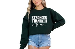 Stronger Than the Storm Svg, Christian Svg Product Image 3