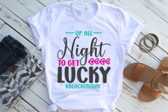 Up All Night To Get Lucky Svg, Black Friday Shirt Svg Product Image 1