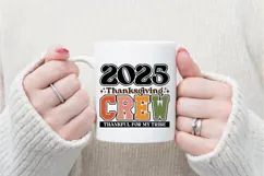 2025 Thanksgiving Crew Svg, Autumn Svg, Fall Svg Designs Product Image 3