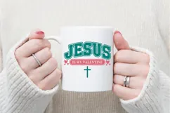 Jesus is my valentine Svg, Valentine's Day Svg Product Image 3