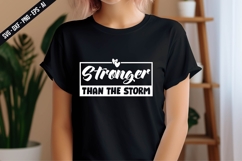 Stronger Than the Storm Svg Design Product Image 2