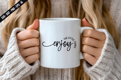 enjoy the little things Svg Design Product Image 2
