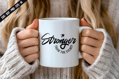 Stronger Than The Storm Svg Design Product Image 2