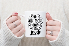 She is far more precious than jewels Svg, Christian Svg Product Image 3