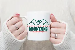 Faith Can Move Mountains Svg, Christian Svg, Jesus Svg Product Image 2