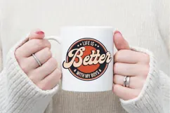 Life Is Better with My Boys Svg, Mother's Day Svg Product Image 1