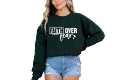 Faith over Fear Svg, Christian Svg Product Image 3