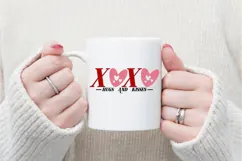 Hugs and Kisses Svg, Valentine's Day Svg Product Image 3