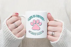 Life is better with Dogs Svg, Dog Lover Svg Product Image 4