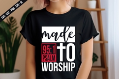 Made To Worship Svg Design Product Image 2