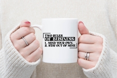 Mind Your Business Svg, Funny Sarcastic Svg Product Image 3