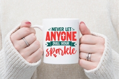 Never Let Anyone Dull Your Sparkle Svg, Christian Svg, Jesus Product Image 2