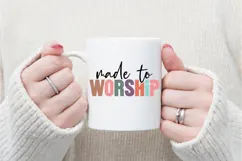 Made to Worship Svg, Bible Quotes Christian Svg Product Image 2