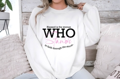 Blessed Is The Woman Svg Design Product Image 2