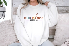 God Is Love Svg Design Product Image 2