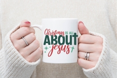 Christmas is All About Jesus Svg, Christian Svg Product Image 1