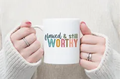 Flawed & still worthy Svg, Christian Svg, Jesus Svg Product Image 3