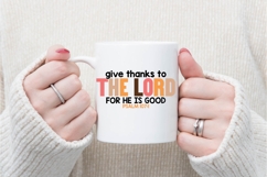 give thanks to the lord for he is good Svg, Christian Svg Product Image 3