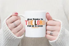 give thanks to the lord for he is good Svg, Christian Svg Product Image 3