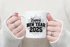 Happy New Year 2025 Svg, Happy New Year Svg Product Image 3