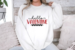 hello valentine Svg, Valentine Shirt Svg Designs Product Image 1