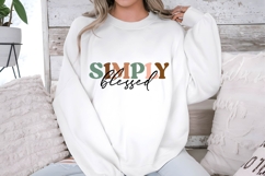 Simply Blessed Svg Design Product Image 2
