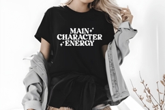 main character energy Svg, Sassy Quotes Svg Product Image 3