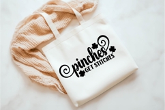 Pinches Get Stitches Svg, St. Patrick&#039;s Day Svg Product Image 4