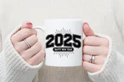 Happy New Year 2025 Svg, Happy New Year Svg Product Image 3