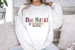 Be Still And Know Svg Design Product Image 2
