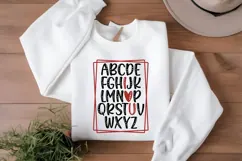 ABC I love you Svg, Valentine's Day Svg Product Image 1