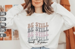 Be Still and Know Svg, Christian Svg. Product Image 1