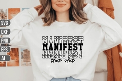 Manifest That Shit Svg, Motivation Svg. Product Image 1