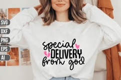 Special Delivery from God Svg, Pregnancy Svg. Product Image 1
