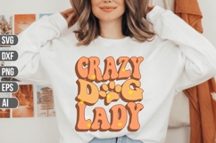 crazy dog lady Svg, Dog Svg. Product Image 1