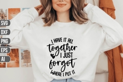 I have it all together, I just forgot where I put it Svg. Product Image 1