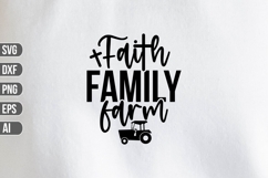 Faith family farm Svg, Family Svg Product Image 1