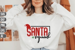 Santa Squad Svg, Funny Christmas Svg Product Image 1