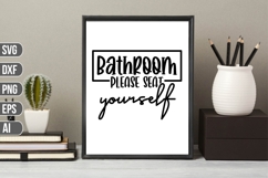 Bathroom SVG Bundle, Washroom Svg, Bathroom Sign Svg Product Image 3