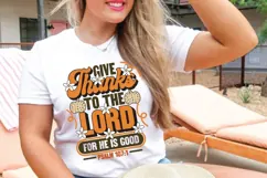 Give Thanks To the Lord for He Is Good Svg, Christian Svg Product Image 4