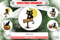 Ornament Black Cat Product Image 1