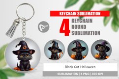 Keychain Black Cat Halloween Product Image 1