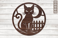 Black Cat Halloween SVG Product Image 1