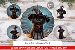 Wind Spinner Black Cat Halloween Product Image 1