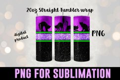 Black Cats Tumbler Wrap | Halloween Sublimation PNG Product Image 2