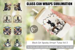 Glass Can Black Cat Tunes Product Image 1