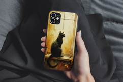 Black Cat - Vintage Window Sublimation Product Image 4