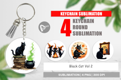 Keychain Black Cat Product Image 1