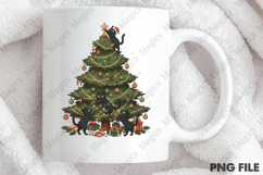Black Cats Christmas PNG Product Image 4