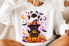 Black Cats Halloween Png, Pumpkin Season Png Product Image 2